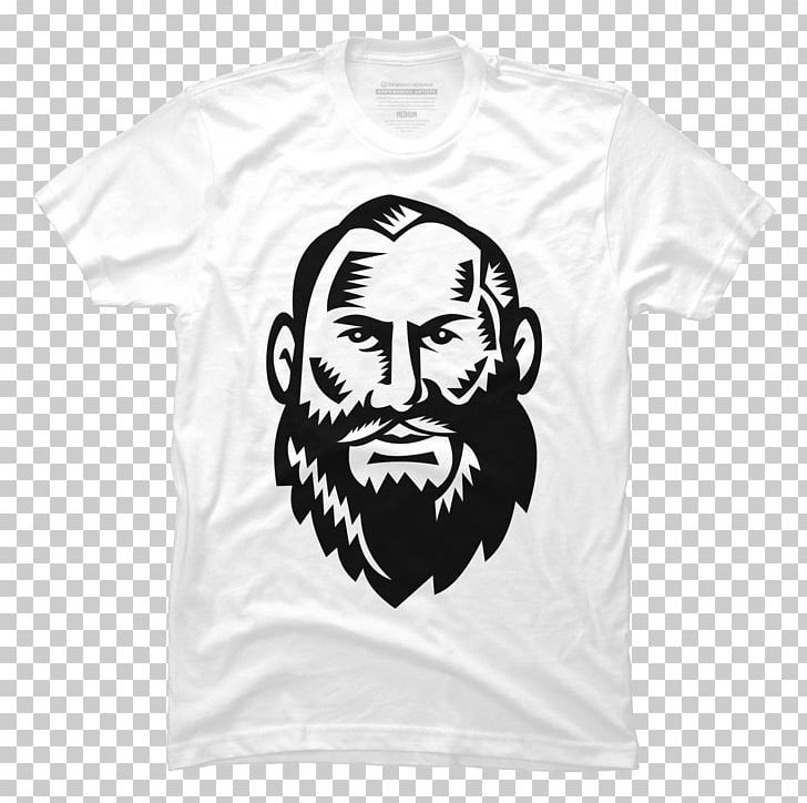 Woodcut Beard PNG, Clipart, Active Shirt, Beard, Big, Black, Black And White Free PNG Download