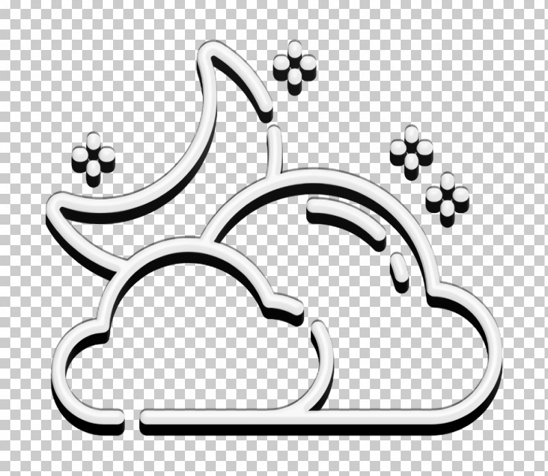 Night Icon Moon Icon Weather Icon PNG, Clipart, Black, Black And White, Chemical Symbol, Human Body, Jewellery Free PNG Download