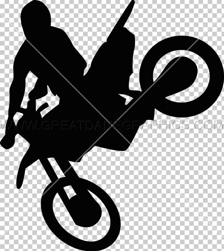 Motocross Bicycle Printed T-shirt Motorcycle Black PNG, Clipart, Bicycle, Black, Black And White, Bmx, Bmx Bike Free PNG Download