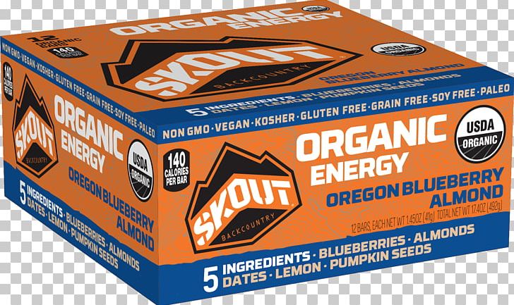 Organic Food Energy Bar Skout Backcountry LLC Nutrition PNG, Clipart, Almond, Apple, Blueberry, Box, Carton Free PNG Download