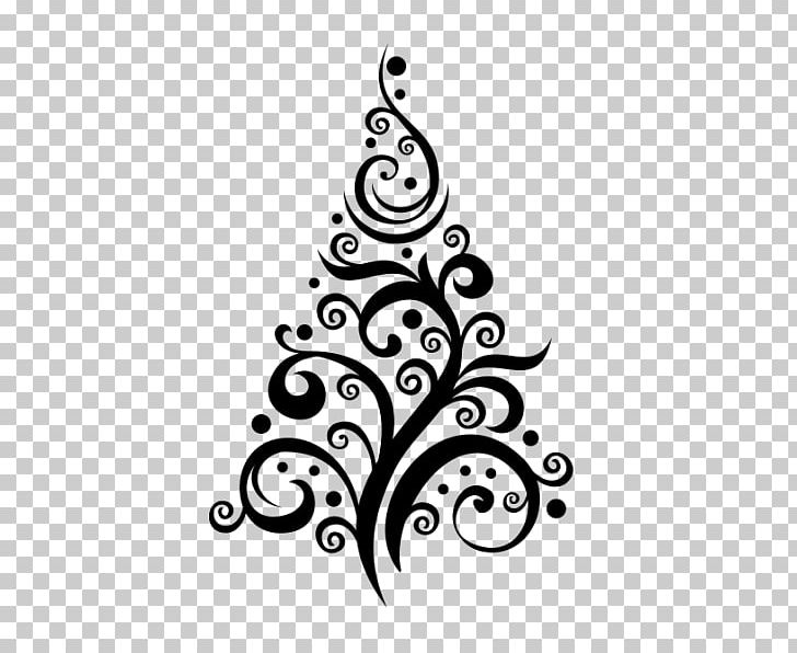 Wall Decal Christmas Tree Sticker PNG, Clipart, Black And White, Branch, Christmas, Christmas Decoration, Christmas Lights Free PNG Download