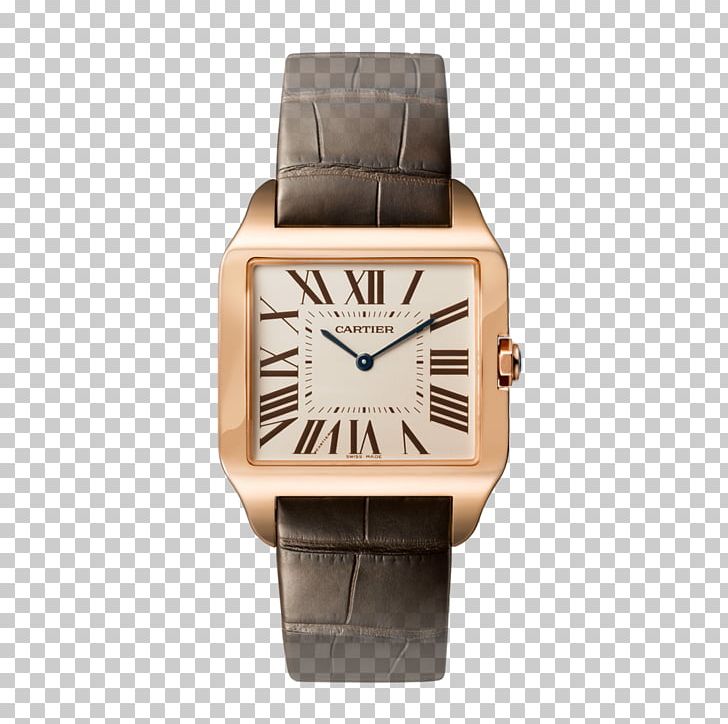 Cartier Santos Dumont Mechanical Watch Jewellery PNG, Clipart, Accessories, Alberto Santosdumont, Beige, Brand, Brown Free PNG Download