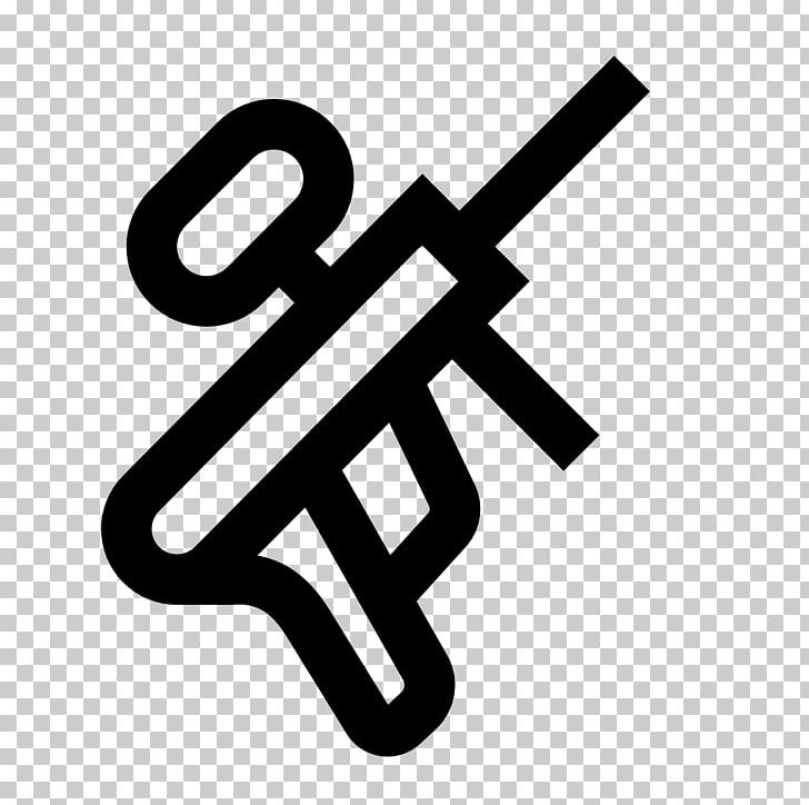 Computer Icons Paintball Guns Symbol Firearm PNG, Clipart, Angle, Black And White, Brand, Computer Icons, Firearm Free PNG Download