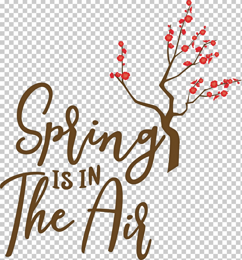 Spring Spring Is In The Air PNG, Clipart, Floral Design, Flower, Logo, M, Meter Free PNG Download