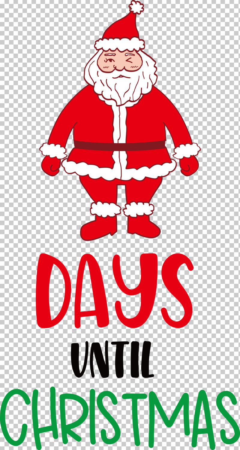 Days Until Christmas Christmas Santa Claus PNG, Clipart, Christmas, Christmas Day, Christmas Tree, Days Until Christmas, Line Free PNG Download