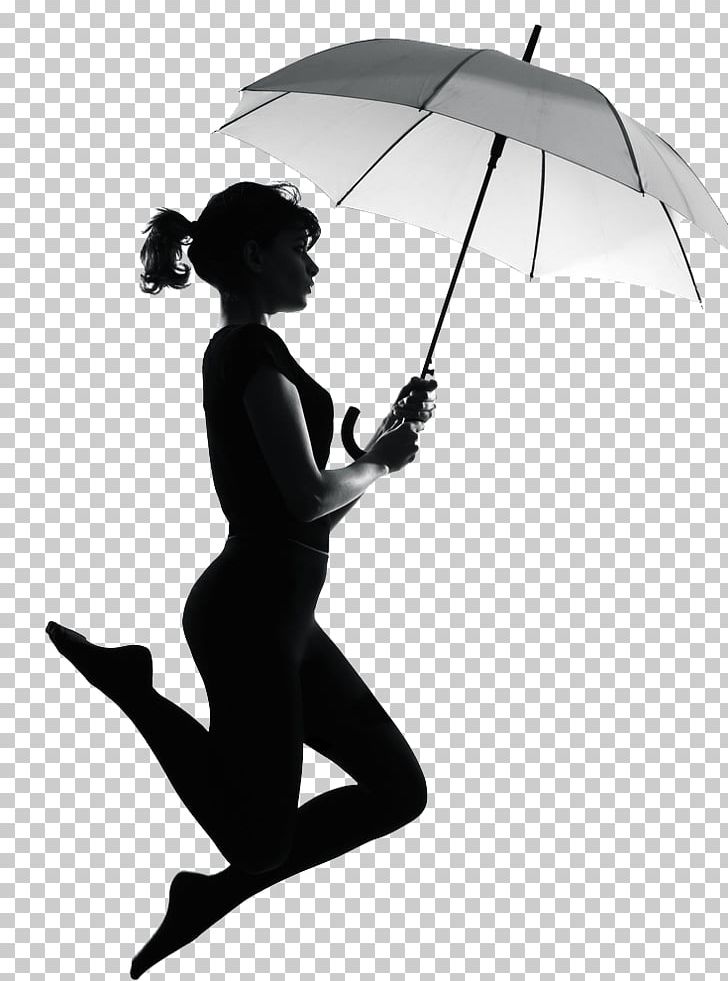 Silhouette Stock Photography Umbrella PNG, Clipart, Art, Black, Black And White, Business Woman, Fashion Accessory Free PNG Download