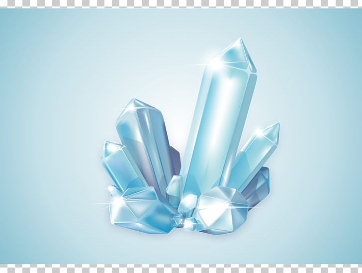 Crystal Ice Snowflake Mineral PNG, Clipart, Aqua, Azure, Blue, Computer Wallpaper, Crystal Free PNG Download