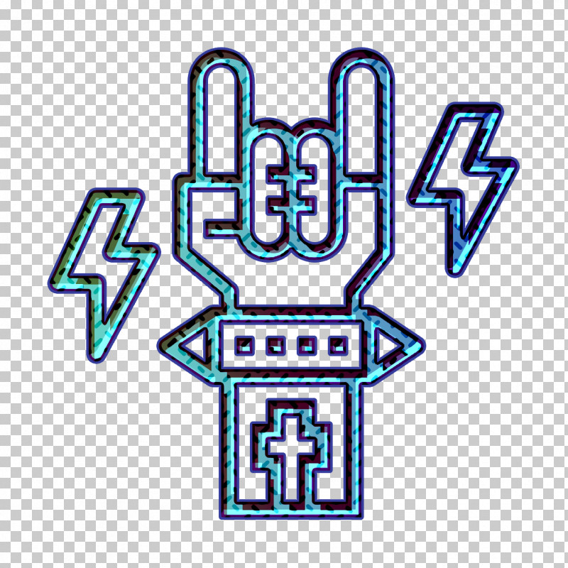 Rock Icon Hands Icon Punk Rock Icon PNG, Clipart, Electric Blue, Hands Icon, Logo, Punk Rock Icon, Rock Icon Free PNG Download