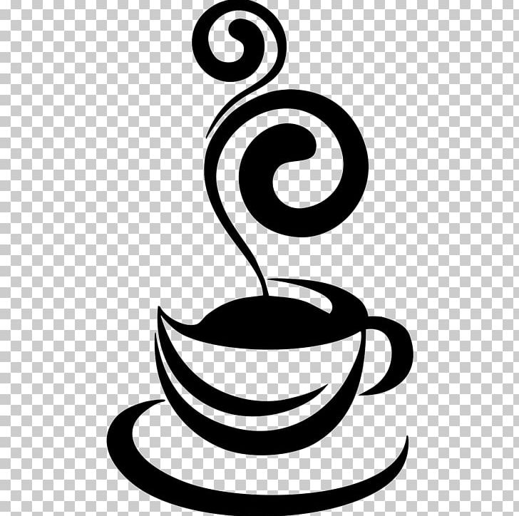Cafe Coffee Tea Restaurant Espresso PNG, Clipart, Artwork, Black And White, Cafe, Cappuccino, Circle Free PNG Download