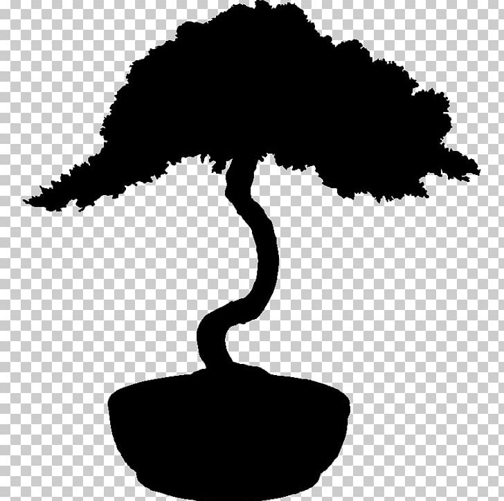 Tree Bonsai Silhouette Stock Photography PNG, Clipart, Black And White, Bonsai, Branch, Flowerpot, Leaf Free PNG Download