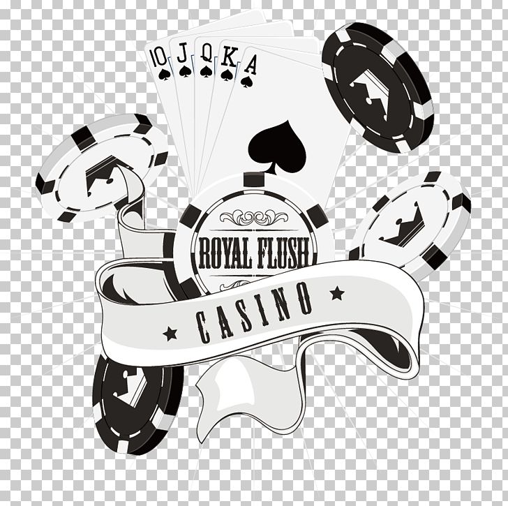 Poker Casino Token Gambling Texas Hold 'em PNG, Clipart, And Poker Chips, Bargaining Chip, Black And White, Brand, Card Free PNG Download