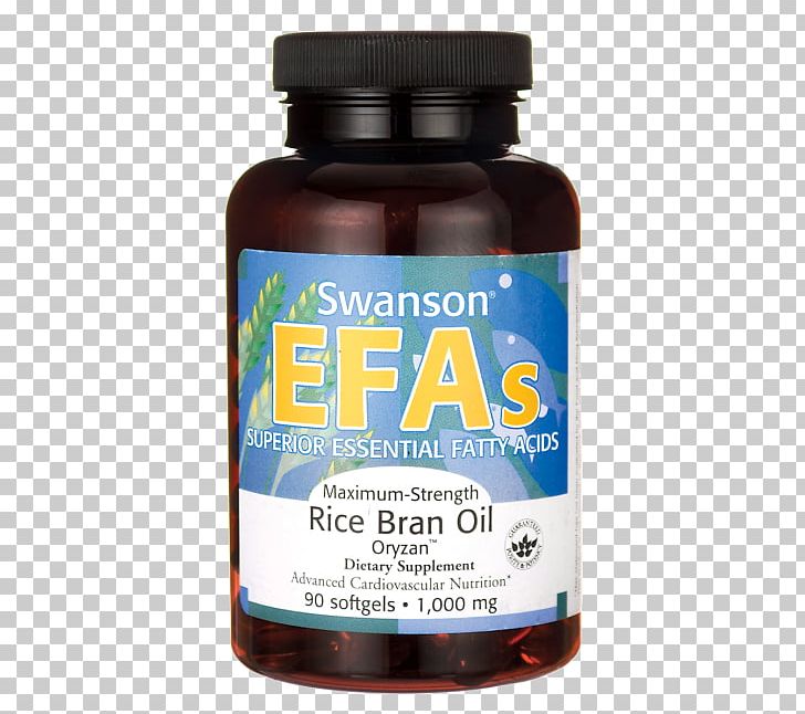 Dietary Supplement Swanson Health Products Essential Fatty Acid Rice Bran Oil Softgel PNG, Clipart, Blackcurrant Seed Oil, Borage Seed Oil, Common Eveningprimrose, Dietary Supplement, Essential Fatty Acid Free PNG Download