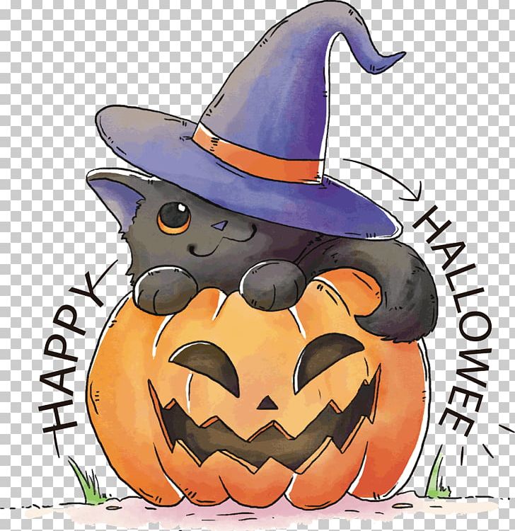 Black Cat Kitten T-shirt Halloween PNG, Clipart, Atmosphere, Calendar, Carnivoran, Cartoon, Cat Like Mammal Free PNG Download