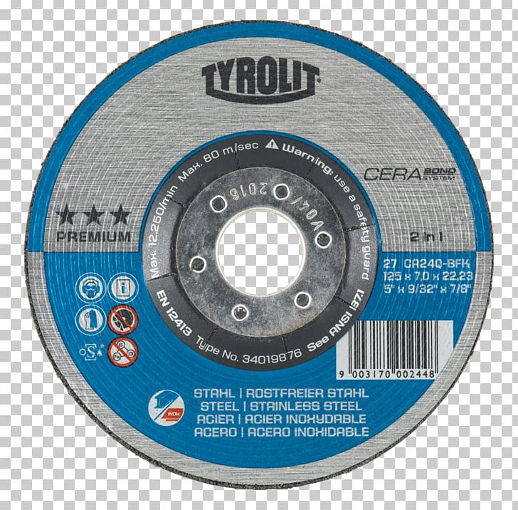 Tyrolit Tool Grinding Wheel Steel Cutting PNG, Clipart, Abrasive, Angle Grinder, Clutch Part, Cutting, Dvd Free PNG Download