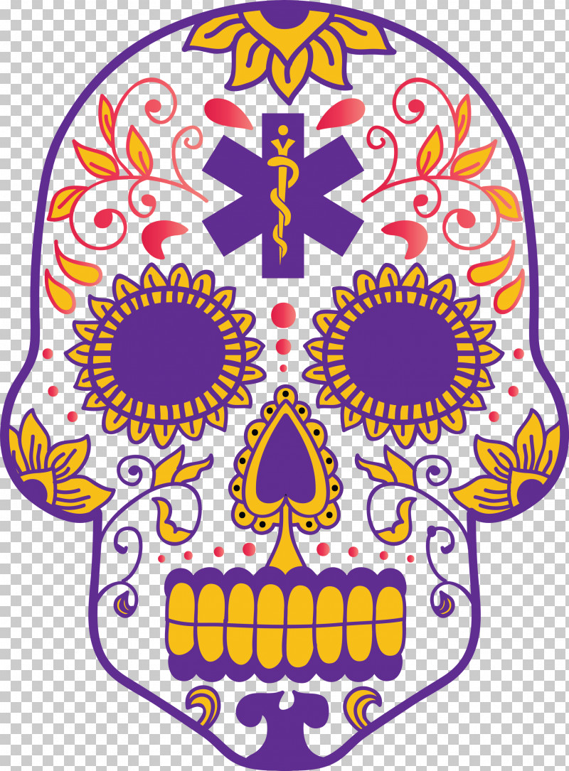 Sugar Skull PNG, Clipart, Calavera, Candy, Craft, Day Of The Dead, Sugar Skull Free PNG Download