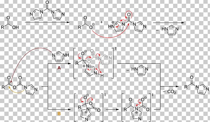 Carbonyldiimidazole Chemical Reaction Coupling Reaction Peptide Synthesis Amino Acid PNG, Clipart, Acid, Activation, Amide, Amine, Amino Acid Free PNG Download