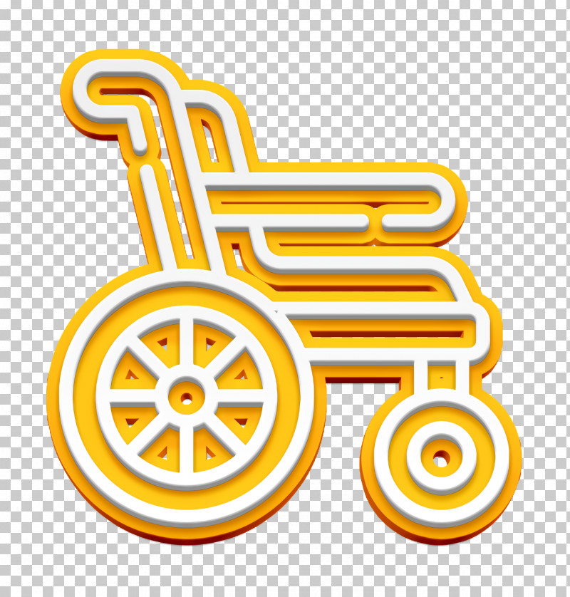 Wheelchair Icon Medicine Icon PNG, Clipart, Medicine Icon, Symbol, Wheelchair Icon, Yellow Free PNG Download