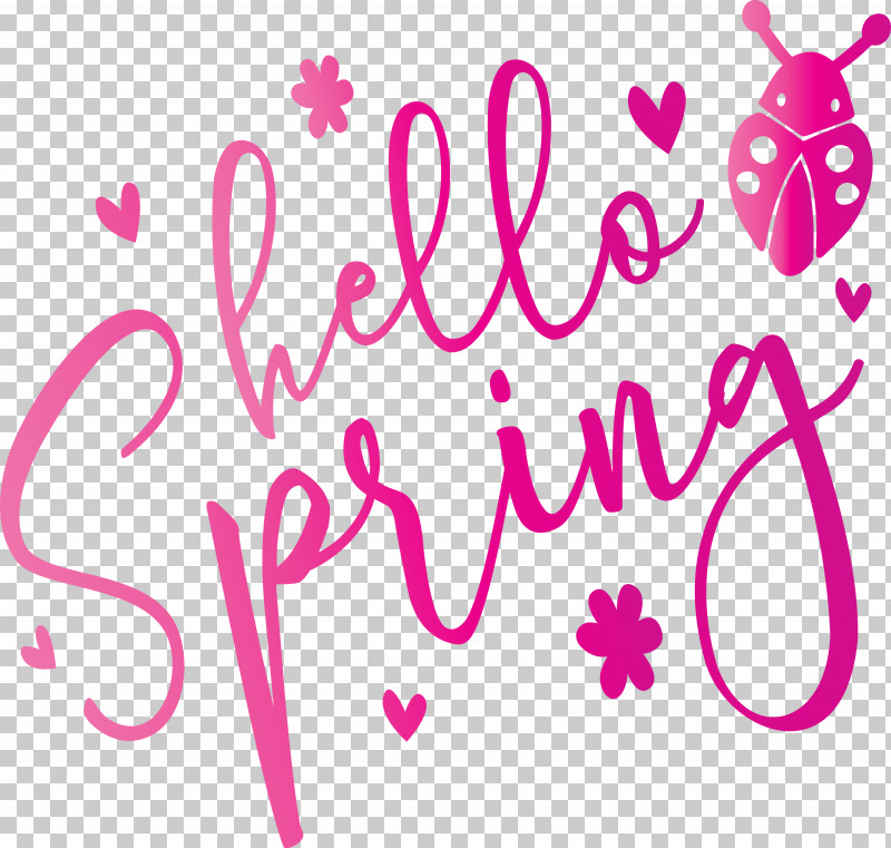 Hello Spring Spring PNG, Clipart, Heart, Hello Spring, Magenta, Pink, Spring Free PNG Download