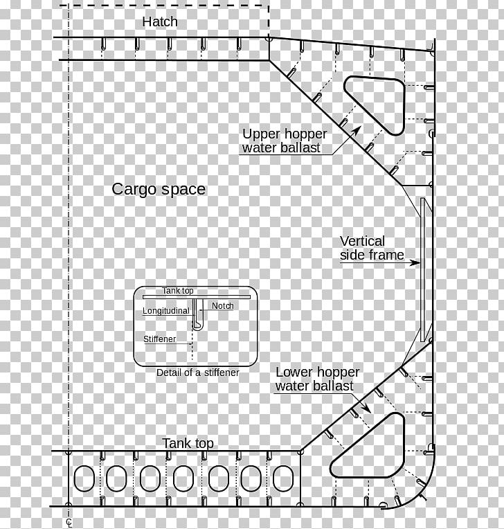 Bulk Carrier Bulk Cargo Ship Stowage Factor PNG, Clipart, Angle, Area, Auto Part, Black And White, Bulk Cargo Free PNG Download