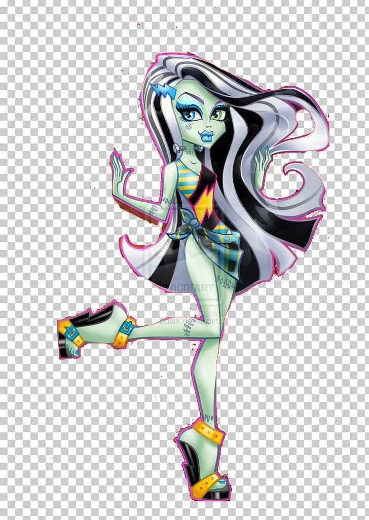 Frankie Stein Monster High Fashion Doll Beach PNG, Clipart, Amazoncom, Art, Beach, Cartoon, Costume Design Free PNG Download