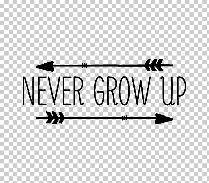Never Grow Up T-shirt Peeter Paan Clothing PNG, Clipart, Angle, Area, Black, Black And White, Boy Free PNG Download