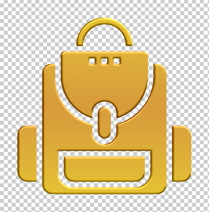 Backpack Icon School And Education Icon PNG, Clipart, Backpack Icon, Meter, Padlock, School And Education Icon, Yellow Free PNG Download