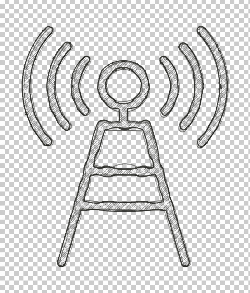 Communication Icon Antenna Icon PNG, Clipart, Antenna Icon, Biology, Black, Black And White, Communication Icon Free PNG Download
