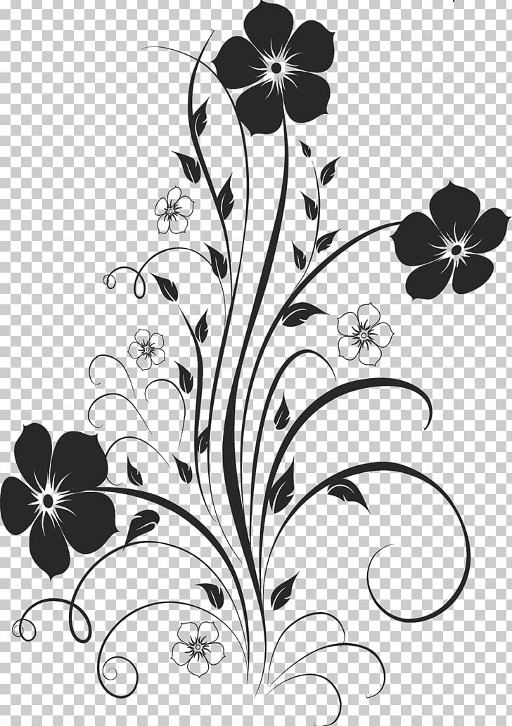 Floral Design Monochrome Painting Arabesque Ornament PNG, Clipart, Art, Black, Branch, Flower, Flower Arranging Free PNG Download