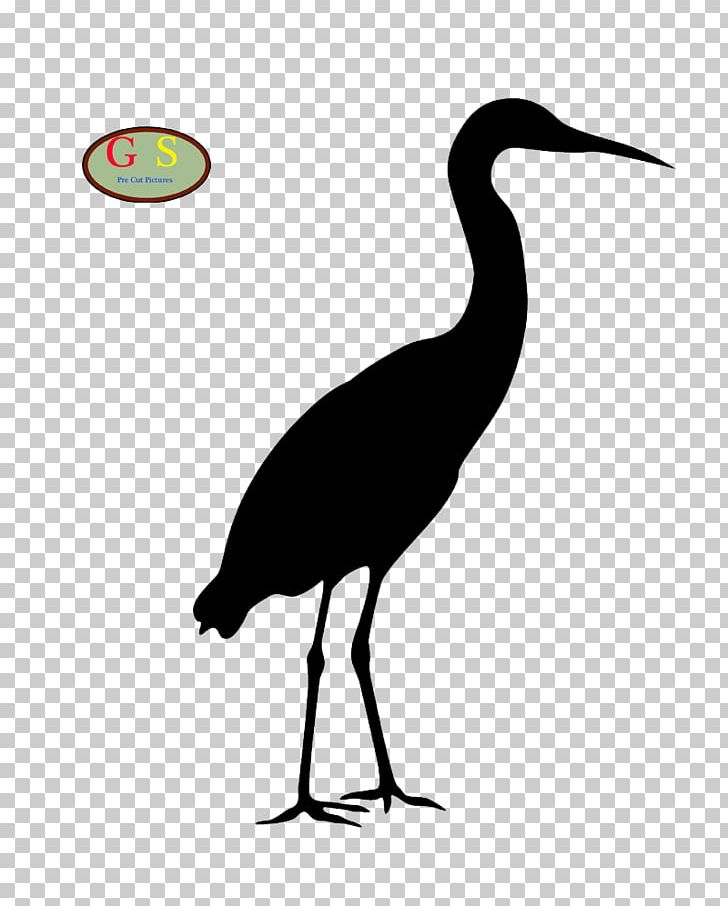 Great Blue Heron Silhouette PNG, Clipart, Animals, Art, Beak, Bird, Black And White Free PNG Download