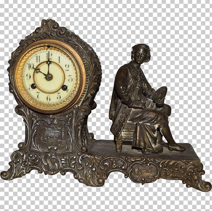 Bronze Statue Antique Clock PNG, Clipart, Ansonia Clock Company, Antique, Bronze, Clock, Home Accessories Free PNG Download