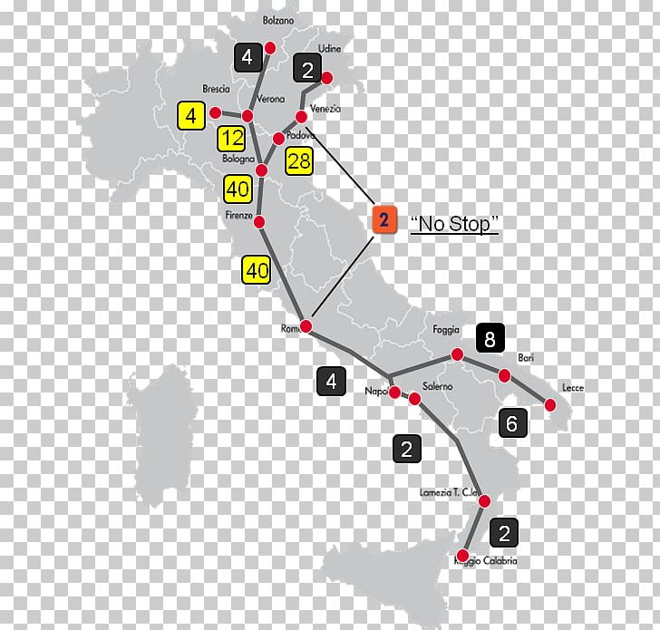 Rail Transport In Italy Map Trenitalia PNG, Clipart, Area, Cartography, Diagram, Frecciarossa, Geography Free PNG Download