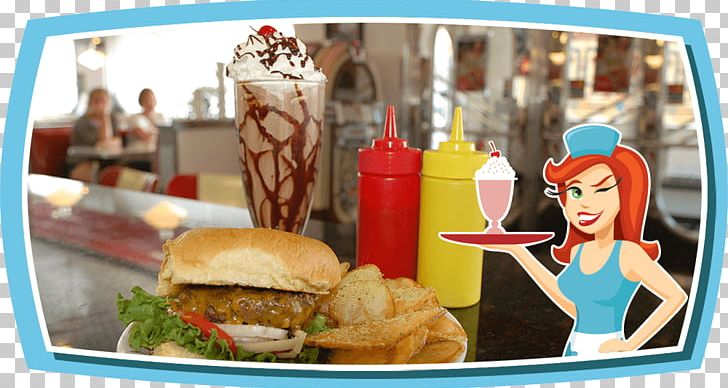 Fast Food Hamburger Diner Food Donna's Diner Milkshake PNG, Clipart,  Free PNG Download