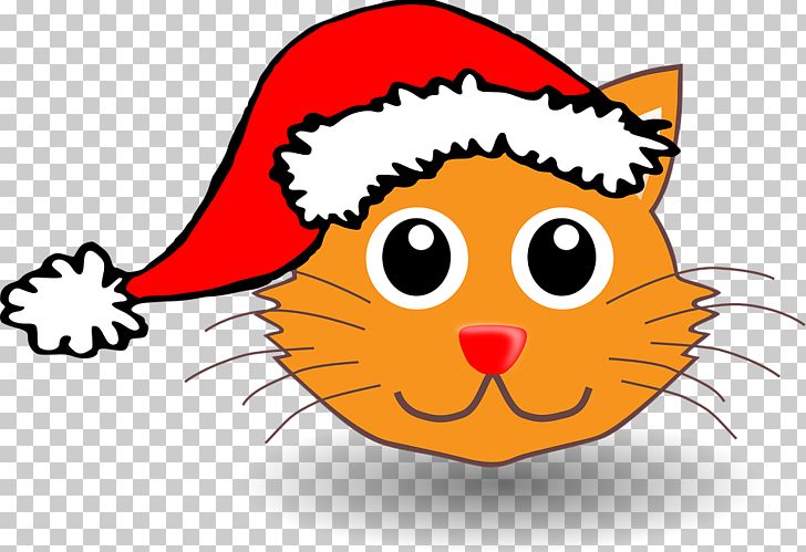 Santa Claus Cat Kitten PNG, Clipart, Animals, Art, Cartoon, Christmas Border, Christmas Decoration Free PNG Download