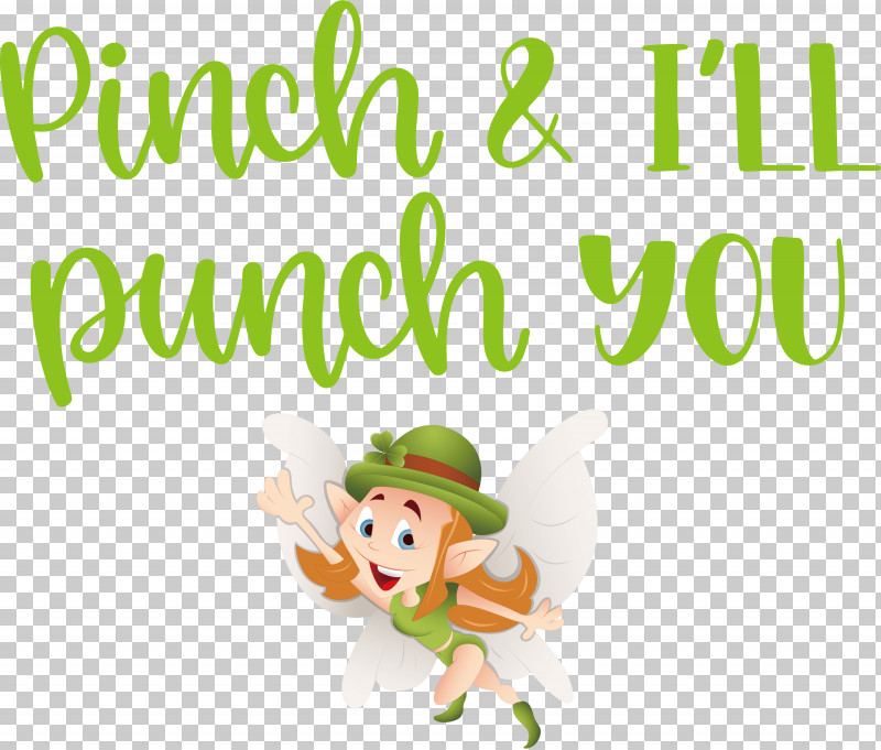 Pinch Punch St Patricks Day PNG, Clipart, Biology, Character, Logo, M, Meter Free PNG Download