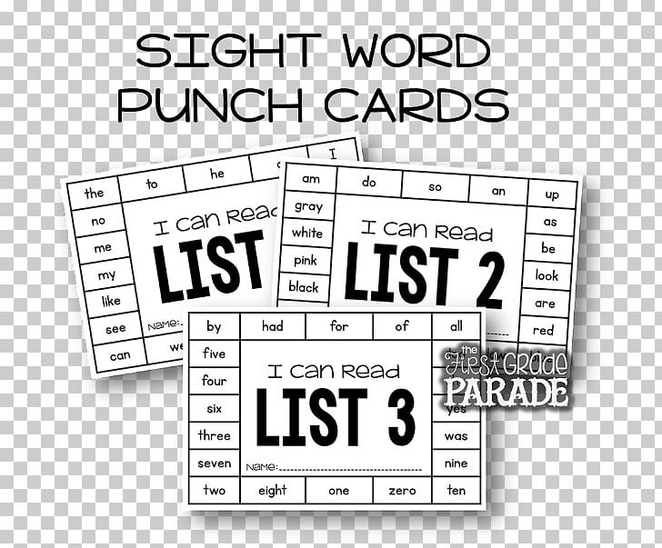 Sight Word Dolch Word List First Grade Word Wall PNG, Clipart, Area, Black And White, Brand, Diagram, Dolch Word List Free PNG Download