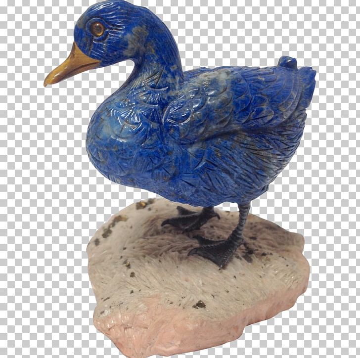 Duck Goose Cobalt Blue Figurine PNG, Clipart, Animals, Artifact, Beak, Bird, Blue Free PNG Download