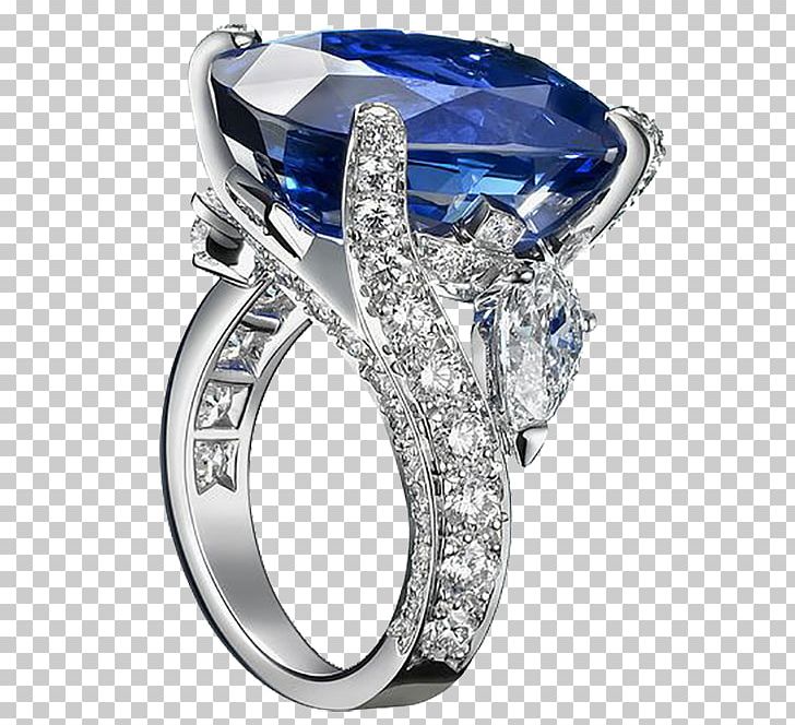 Engagement Ring Van Cleef & Arpels Sapphire Jewellery PNG, Clipart ...