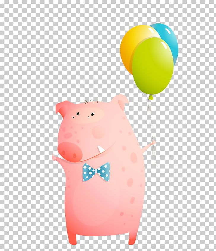 Pig Greeting & Note Cards Birthday PNG, Clipart, Animals, Balloon, Birthday, Cartoon, Child Free PNG Download