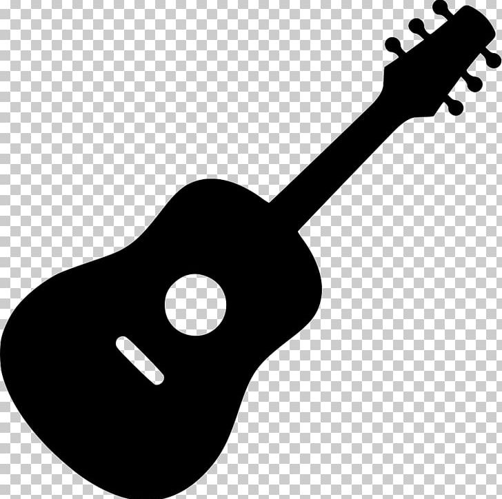 Steel-string Acoustic Guitar Computer Icons PNG, Clipart, Acoustic Guitar, Art, Black And White, Classical Guitar, Computer Icons Free PNG Download