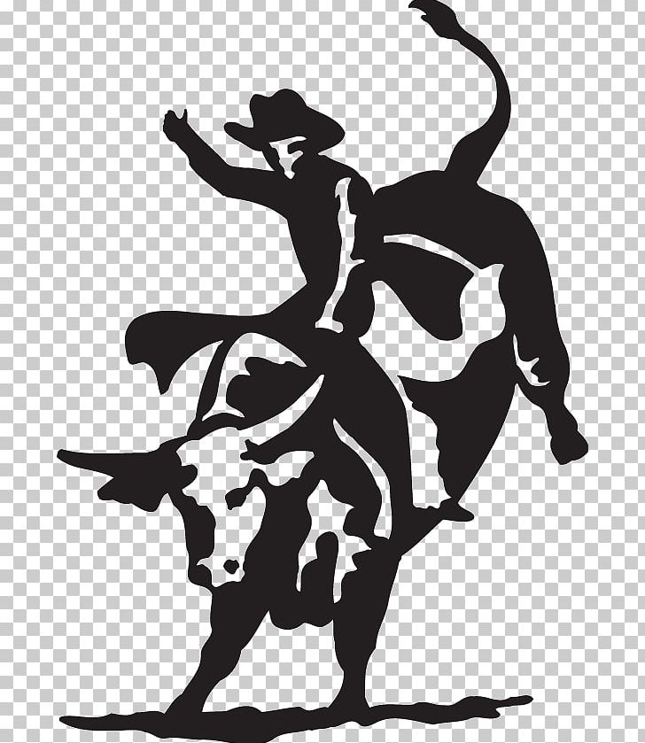 Bull Riding Rodeo Open Drawing PNG, Clipart, Animals, Art, Black And White, Boga, Bucking Bull Free PNG Download
