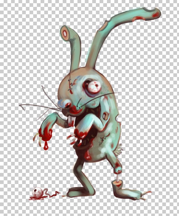Easter Bunny Zombie  Zombie bunny, Bunny art, Bunny drawing