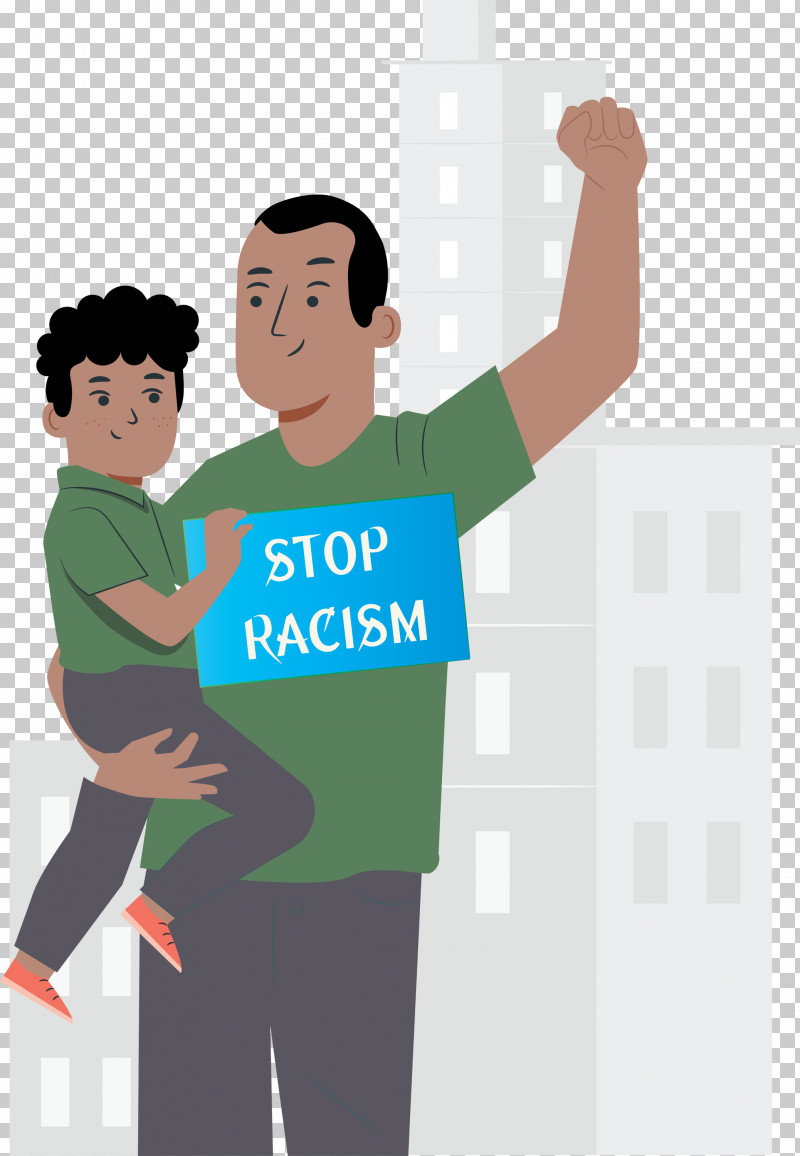 STOP RACISM PNG, Clipart, Behavior, Cartoon, Conversation, Hm, Human Free PNG Download