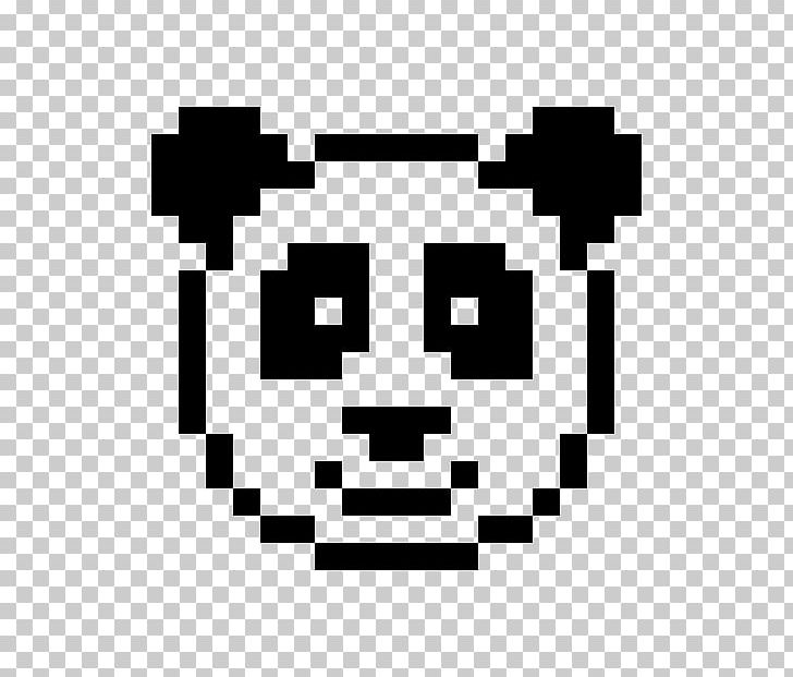 Minecraft Giant Panda Pixel Art Drawing PNG, Clipart, Art, Black, Black And White, Cuteness, Deviantart Free PNG Download