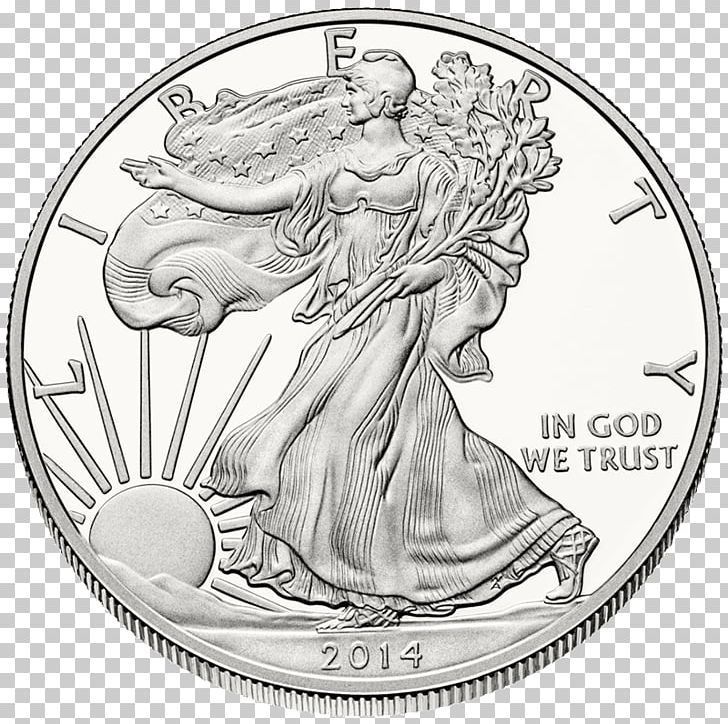 American Silver Eagle United States Mint Bullion Coin PNG, Clipart, American Buffalo, American Gold Eagle, American Silver Eagle, Animals, Black And White Free PNG Download
