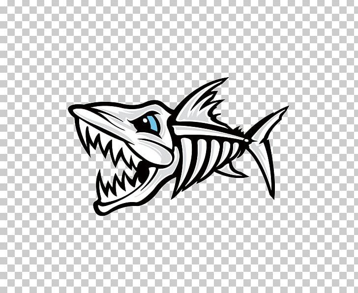 Decal Black And White Fish Sticker PNG, Clipart, Angling, Animals, Automotive Design, Black, Black And White Free PNG Download