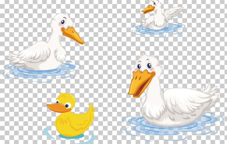 Duck Cygnini Goose PNG, Clipart, Animals, Balloon Cartoon, Beak, Bird, Cartoon Free PNG Download