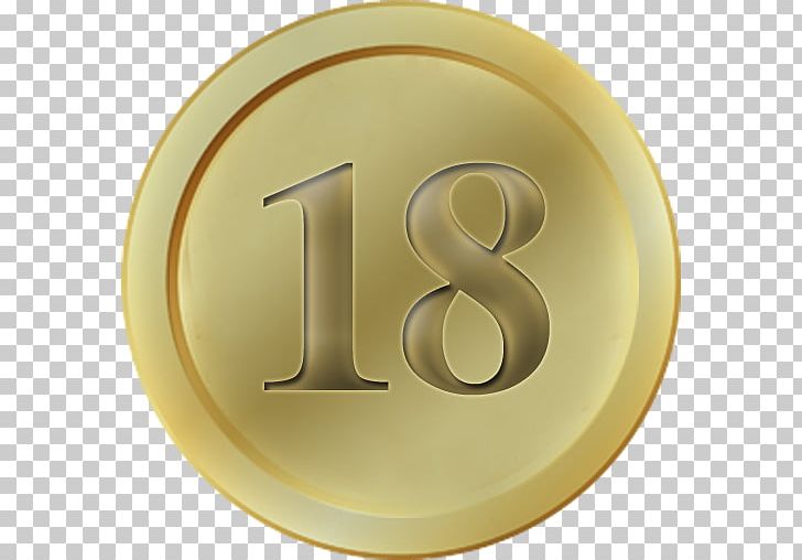 Gold Coin Number PNG, Clipart, 18th, Brass, Circle, Coin, Gold Free PNG Download