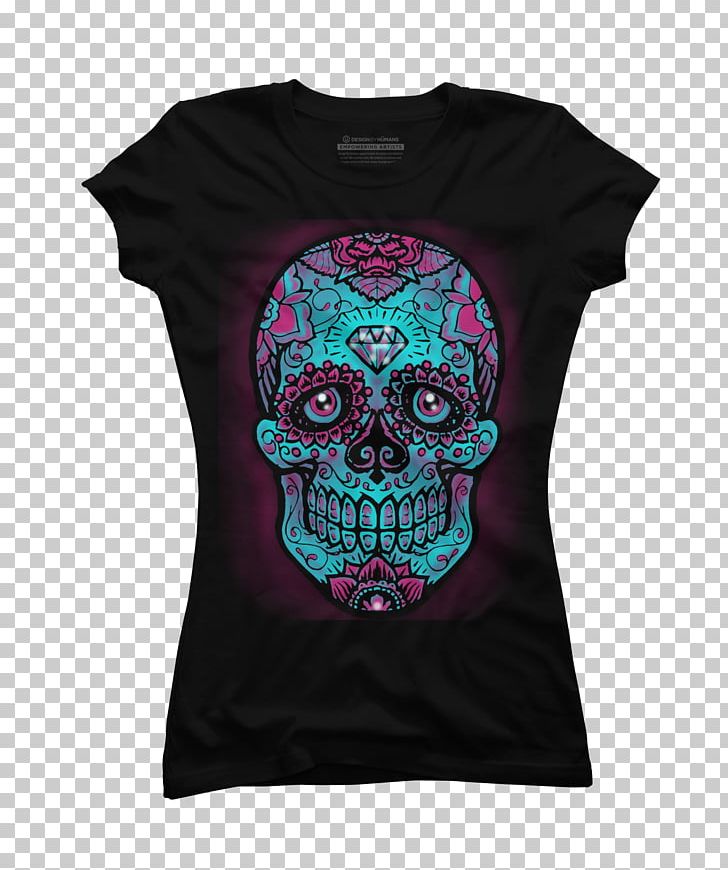 T-shirt Clothing Sweater Top PNG, Clipart, Black, Bone, Brand, Brooch, Calavera Free PNG Download