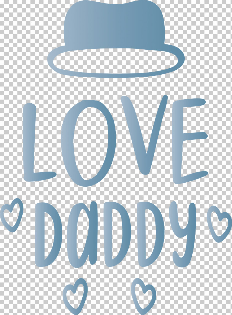 Love Daddy Happy Fathers Day PNG, Clipart, Geometry, Happy Fathers Day, Hat, Line, Logo Free PNG Download