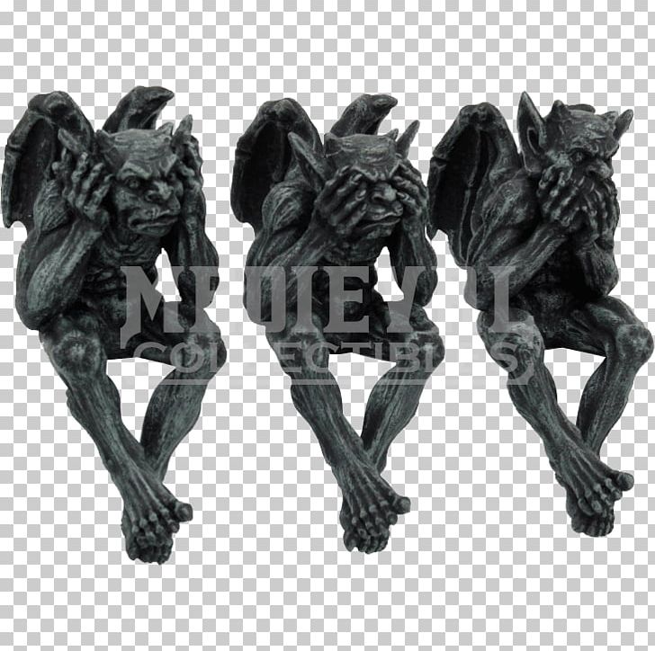 Figurine Sculpture Three Wise Monkeys Gargoyle Statue PNG, Clipart, Dragon, Effigy, Evil, Figurine, Gargoyle Free PNG Download